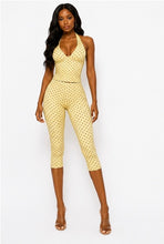 Load image into Gallery viewer, Buttercup Polka Dot Capri Set