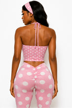 Load image into Gallery viewer, Pretty in Pink Polka Dot Capri Set